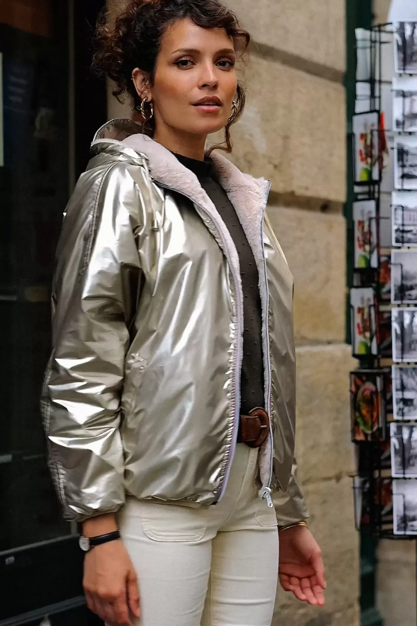Femmes LA PETITE ÉTOILE Manteaux & Vestes|Coupe-Vent Reversible Stalia F
