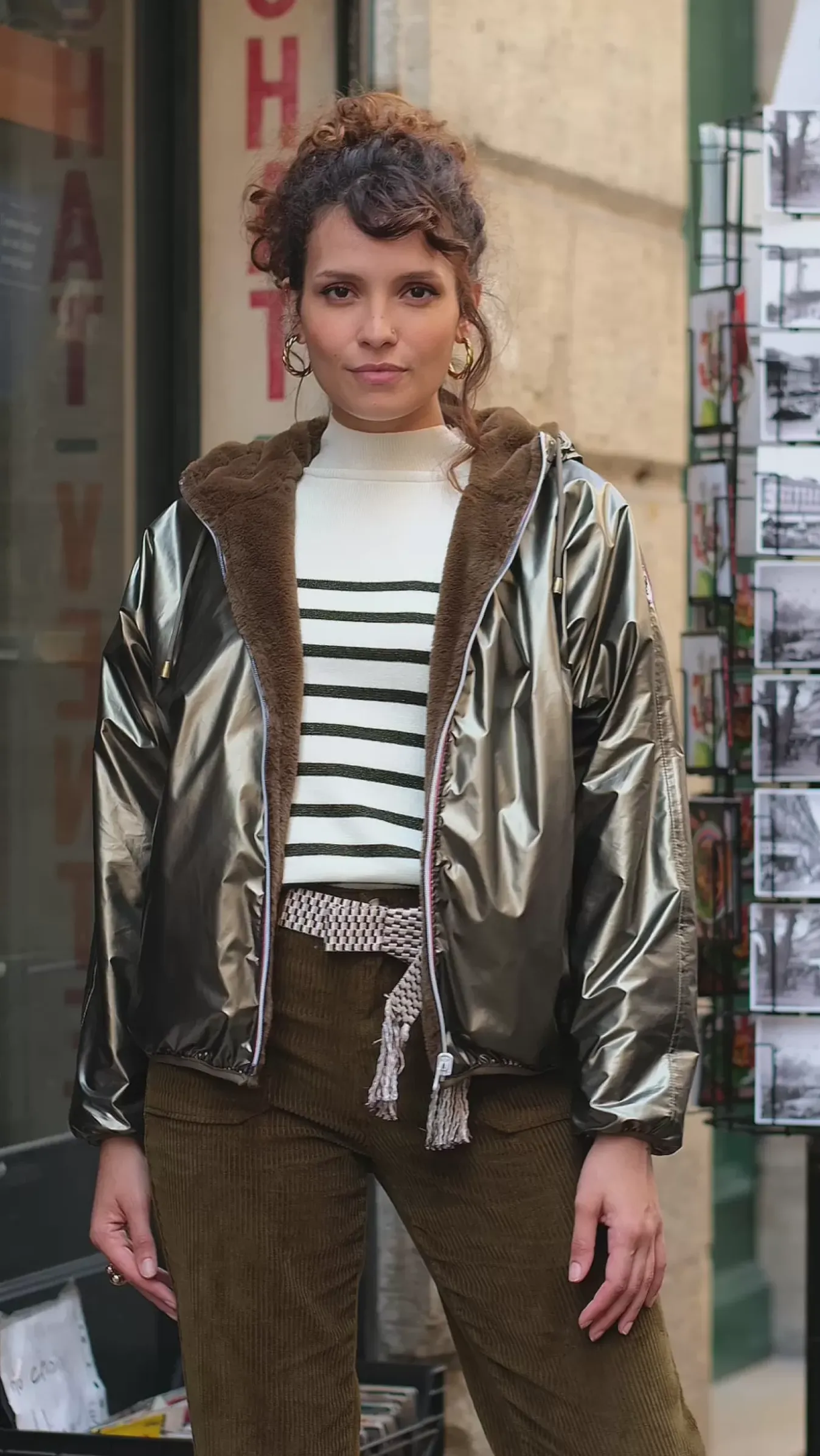 Femmes LA PETITE ÉTOILE Manteaux & Vestes|Coupe-Vent Reversible Stalia F