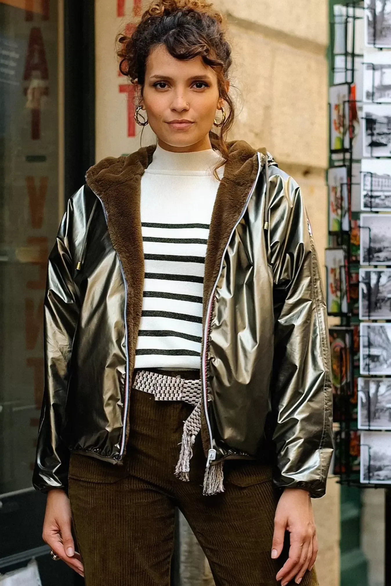 Femmes LA PETITE ÉTOILE Manteaux & Vestes|Coupe-Vent Reversible Stalia F