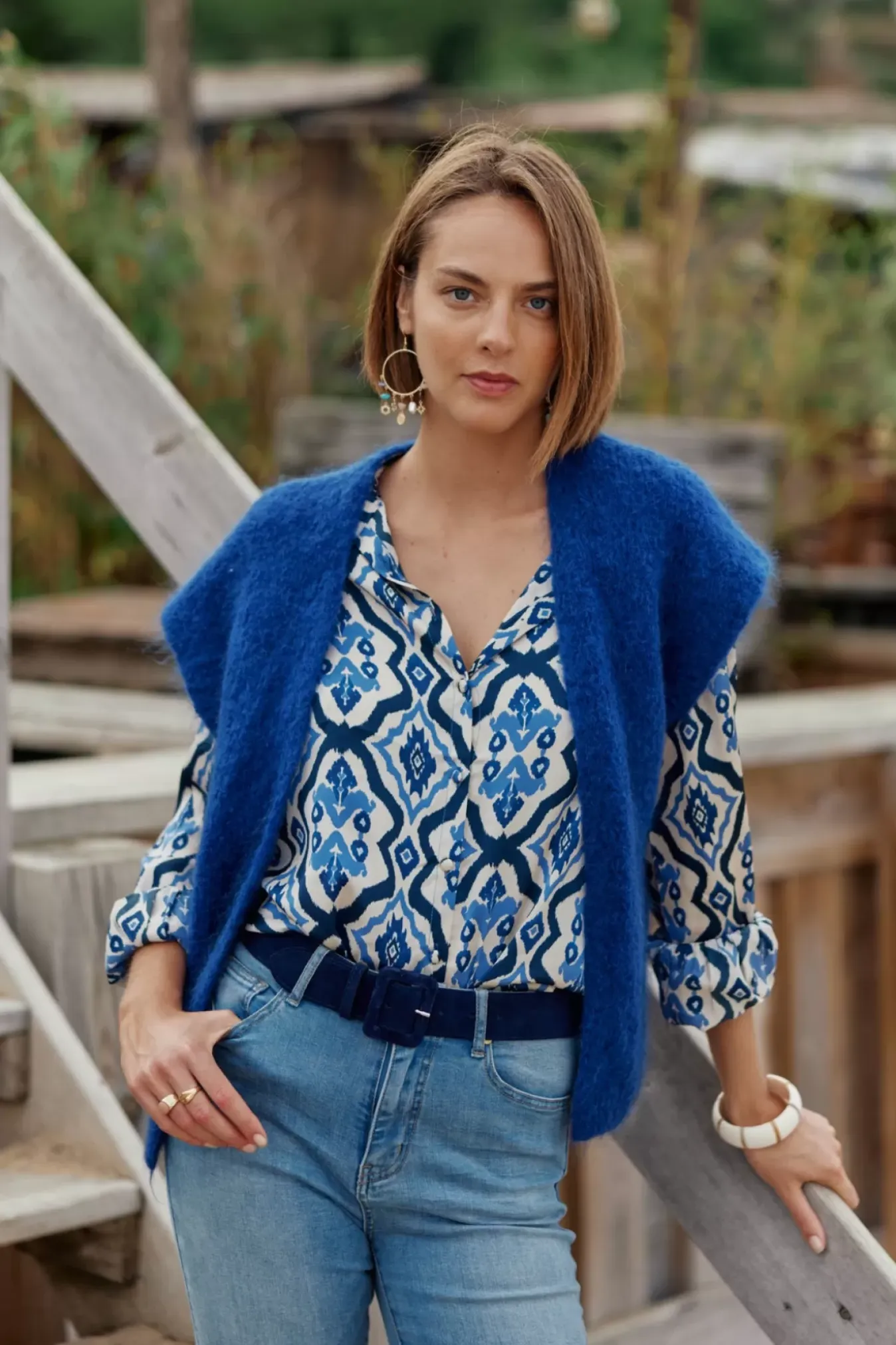 Femmes LA PETITE ÉTOILE Mailles|Gilet Sade