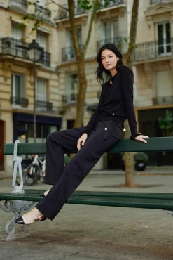 Femmes LA PETITE ÉTOILE Pantalons & Jeans|Pantalon Riel