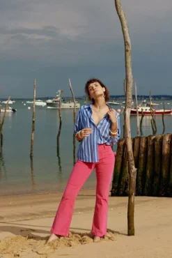 Femmes LA PETITE ÉTOILE Pantalons & Jeans|Pantalon Sonny Velours