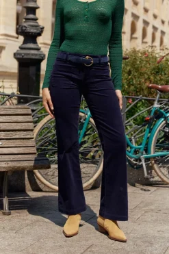 Femmes LA PETITE ÉTOILE Pantalons & Jeans|Pantalon Sonny Velours