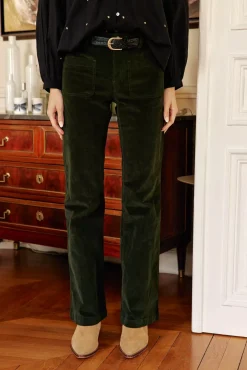 Femmes LA PETITE ÉTOILE Pantalons & Jeans|Pantalon Sonny Velours