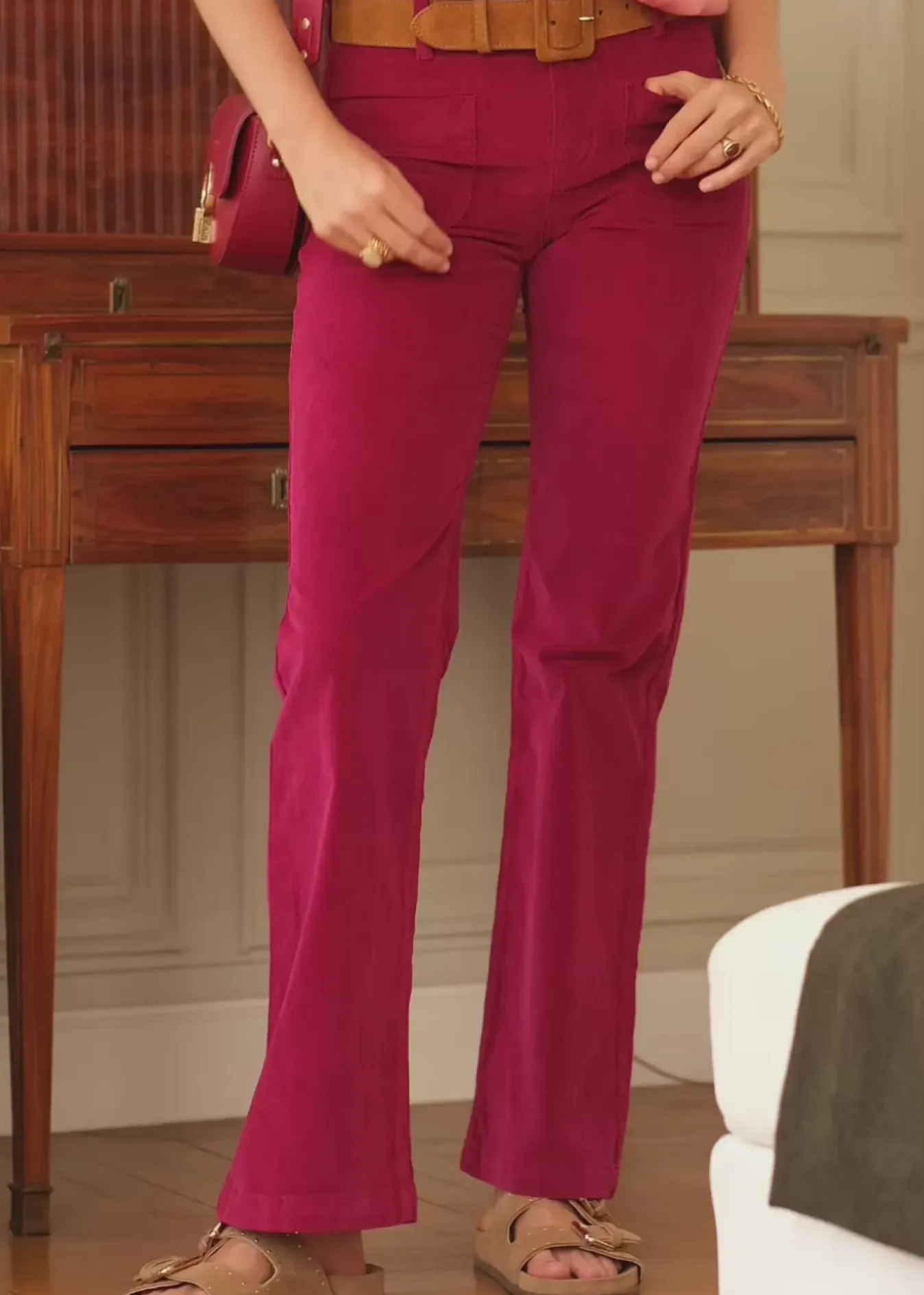 Femmes LA PETITE ÉTOILE Pantalons & Jeans|Pantalon Sonny Velours