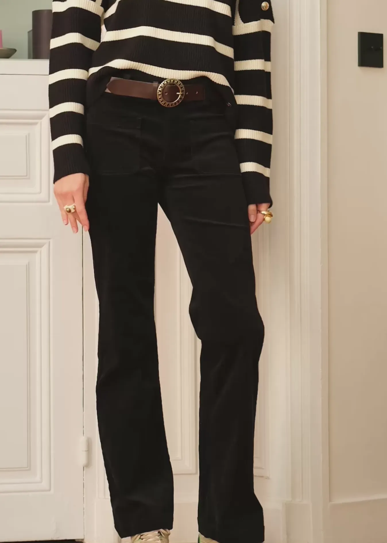 Femmes LA PETITE ÉTOILE Pantalons & Jeans|Pantalon Sonny Velours