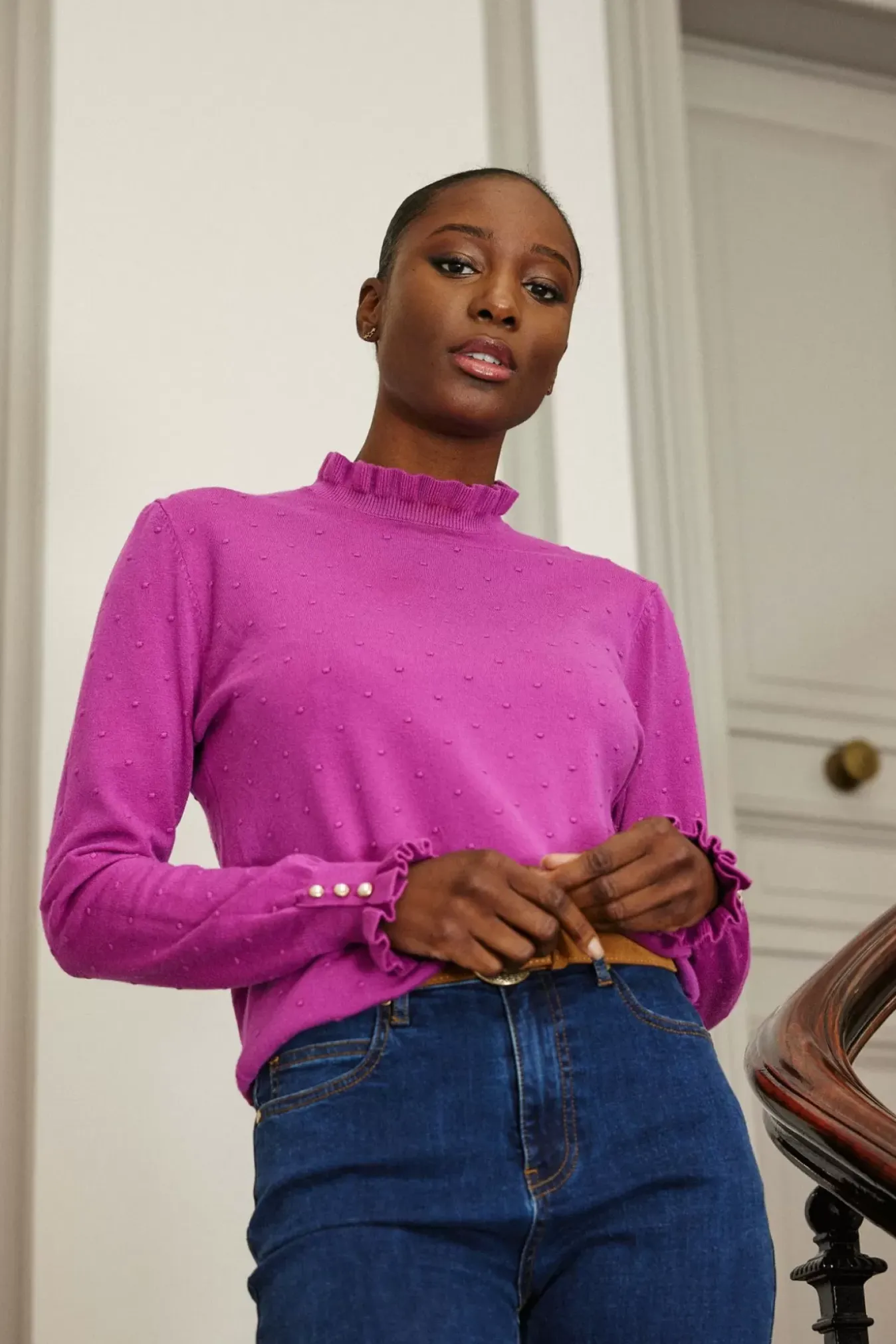 Femmes LA PETITE ÉTOILE Mailles|Pull Solferinos