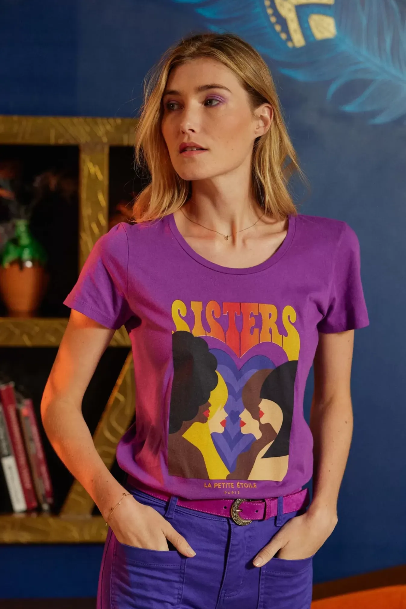 Femmes LA PETITE ÉTOILE Tops|T-Shirt Soeurettes